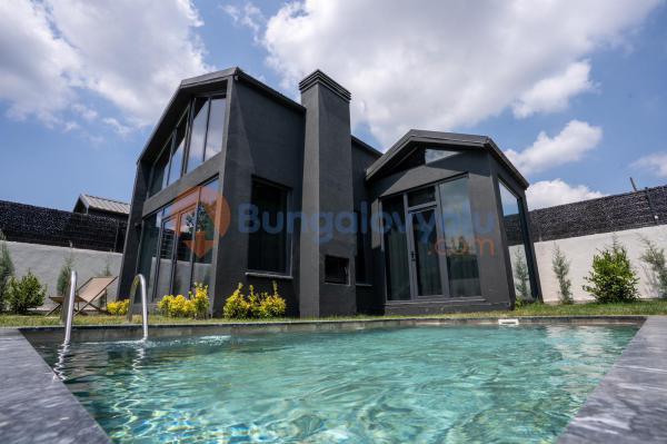 Sapanca/Akçay da 2+1 Özel Havuzlu, Şömineli, Korunaklı, 6 Kişilik Bungalov