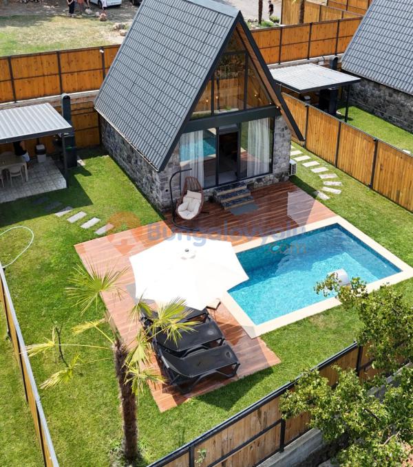 Kartepe/Maşukiyede 1+1 Isıtma Havuzlu, 4 Kişilik Bungalov